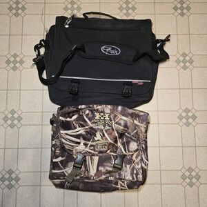 Calpak‎ California Pack Black & Camo Delta Waterfowl Travel Messenger Laptop Bag